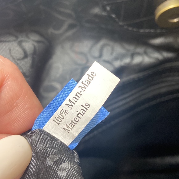 SIMPLY VERA VERA WANG - BLACK CROC EMBOSSED CROSSBODY BAG - Picture 12 of 17